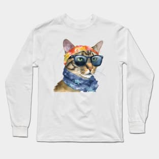 Cool Cat Long Sleeve T-Shirt